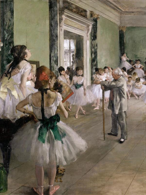 Edgar degas la classe de danse